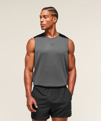 Arrival Block Tank - Dark Grey