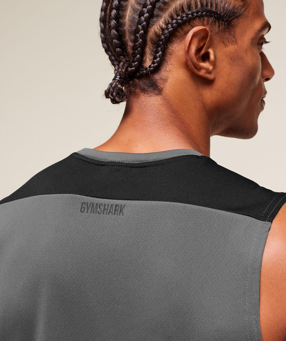 Arrival Block Tank - Dark Grey