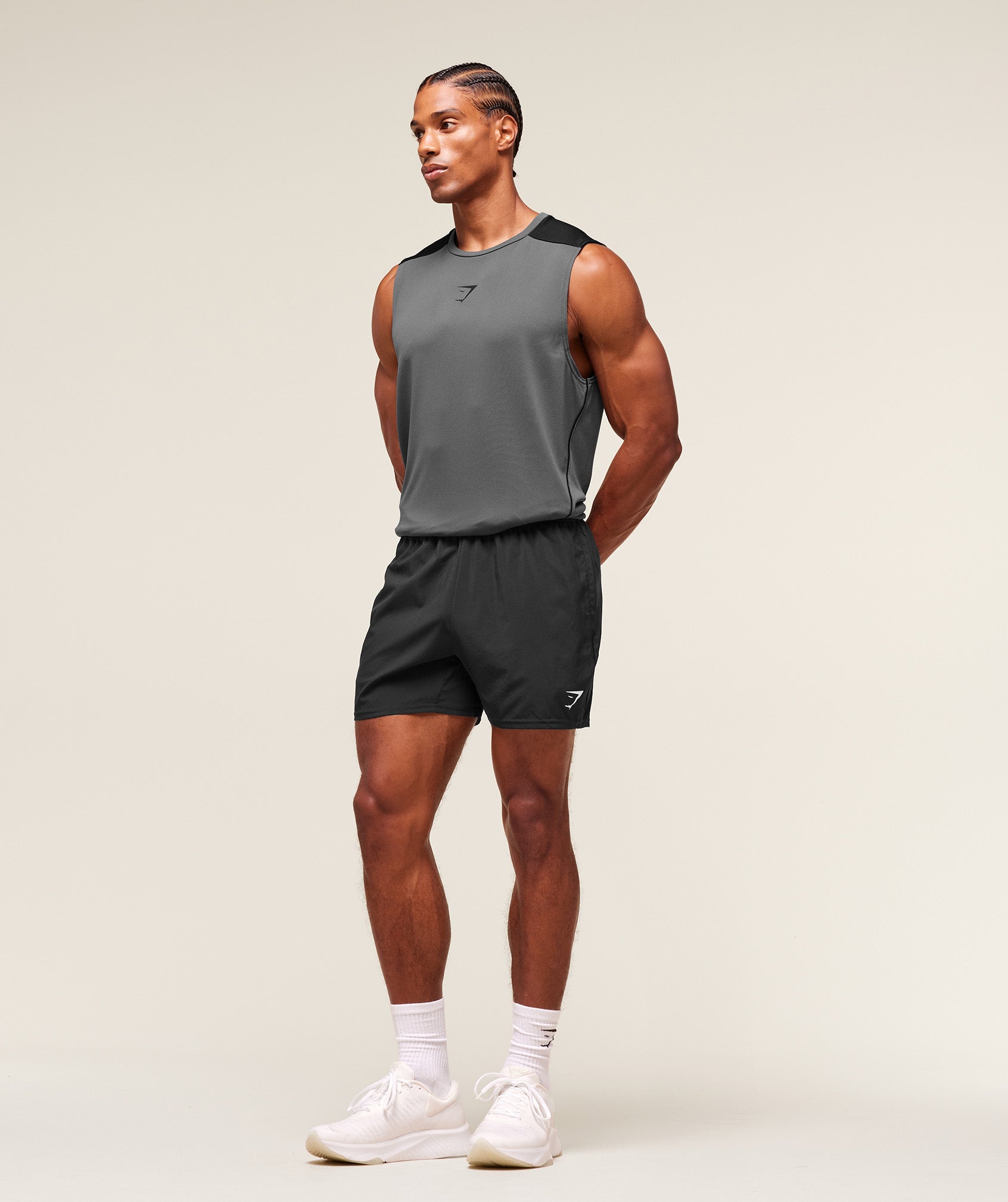 Arrival Block Tank - Dark Grey