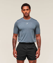 Lightweight Seamless T-Shirt - Classic Blue/Success Blue