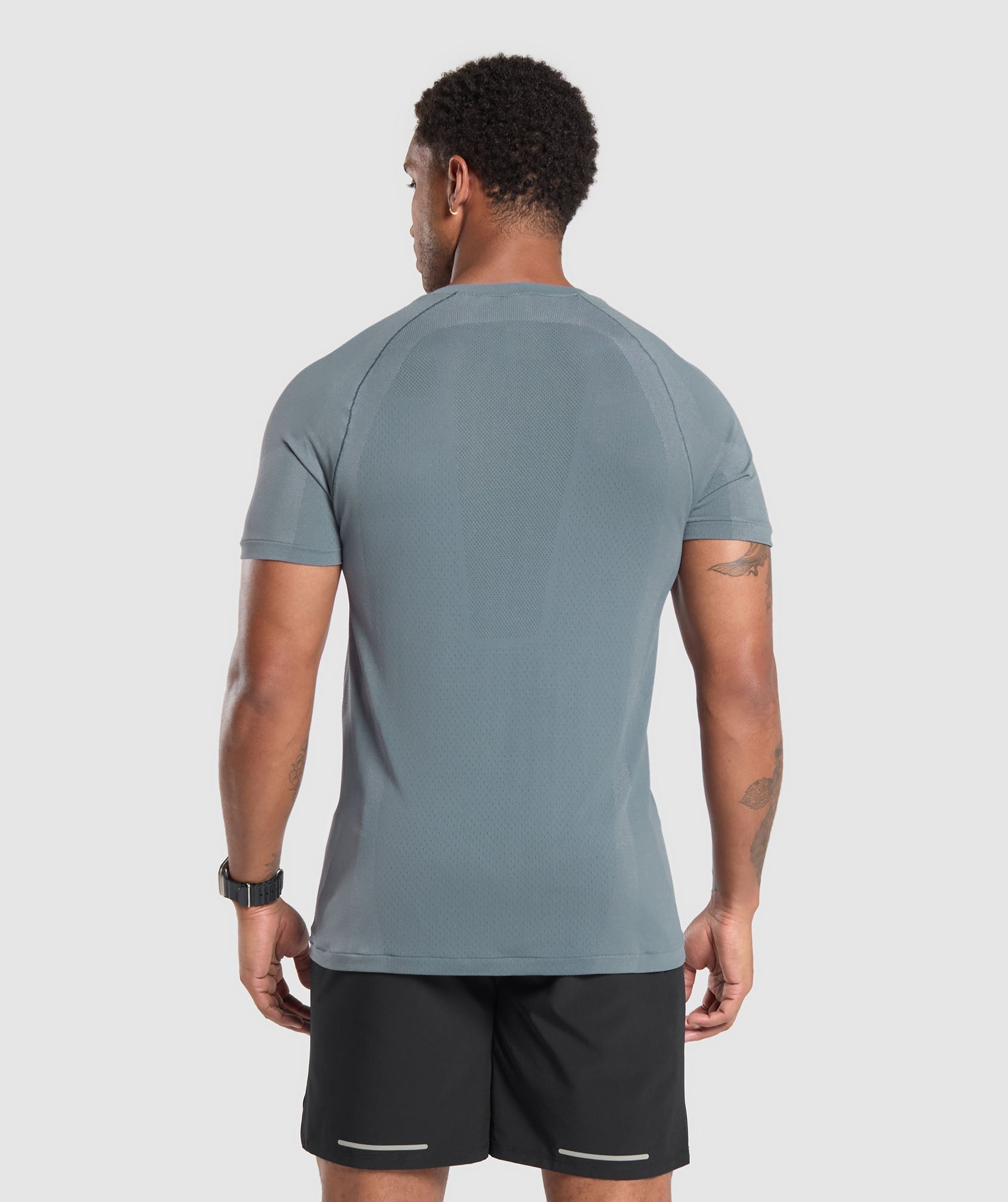 Apex Seamless T-Shirt - Iron Blue/Cool Blue