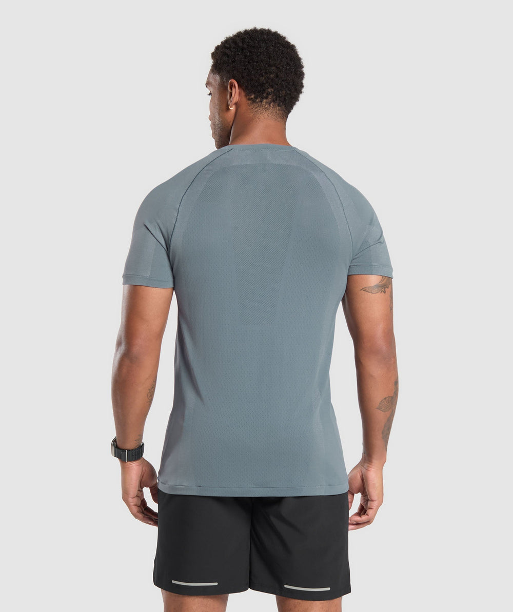 Apex Seamless T-Shirt - Iron Blue/Cool Blue