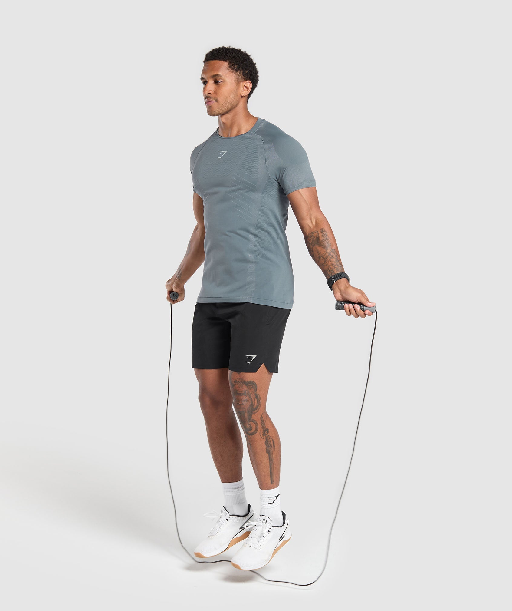 Apex Seamless T-Shirt - Iron Blue/Cool Blue