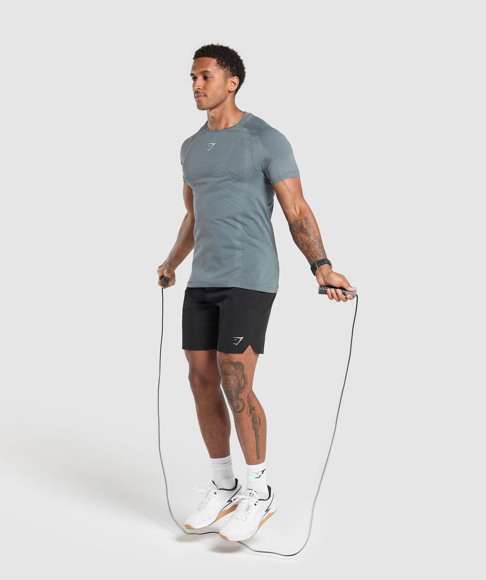 Apex Seamless T-Shirt - Iron Blue/Cool Blue