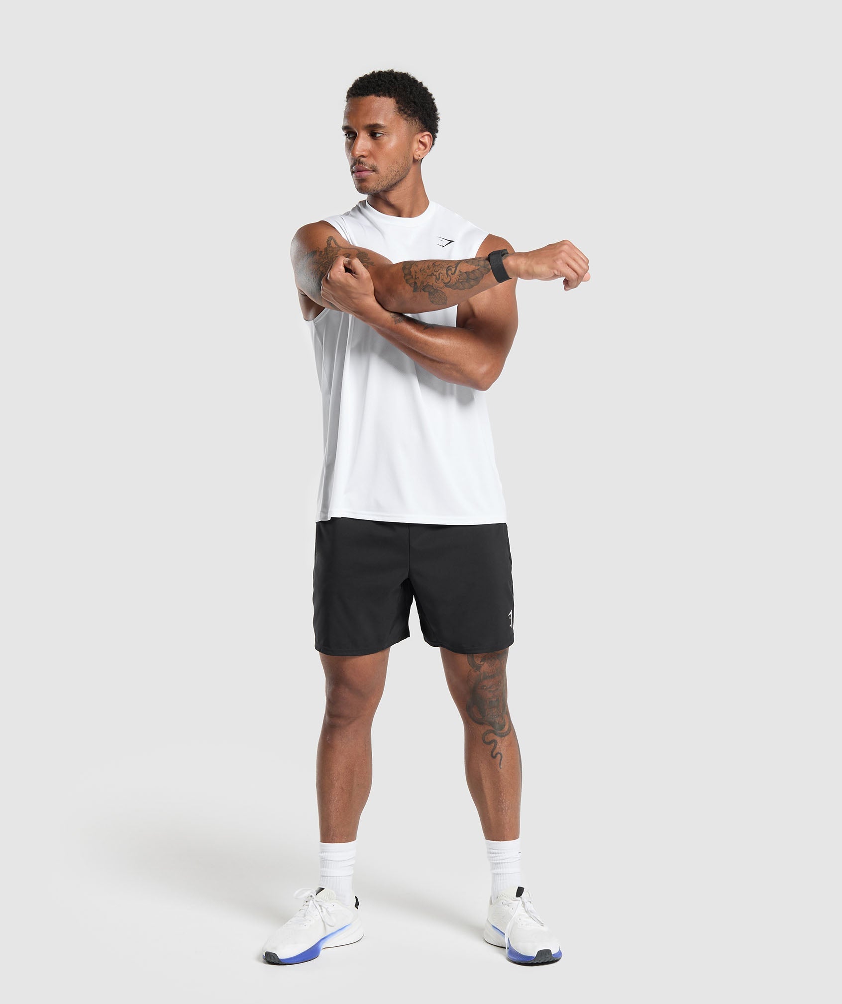 Oversized Performance Tank - White