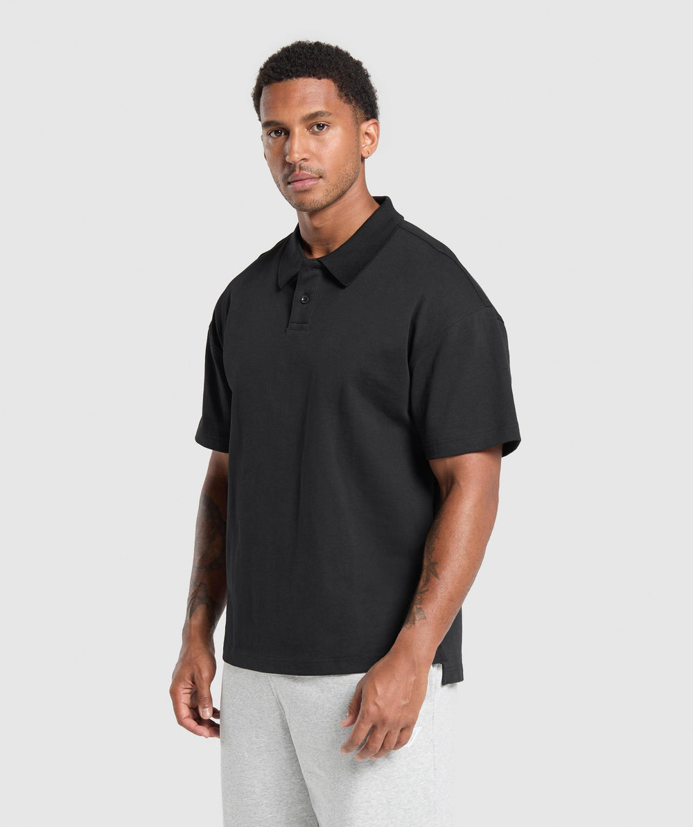 Short Sleeve Polo - Black
