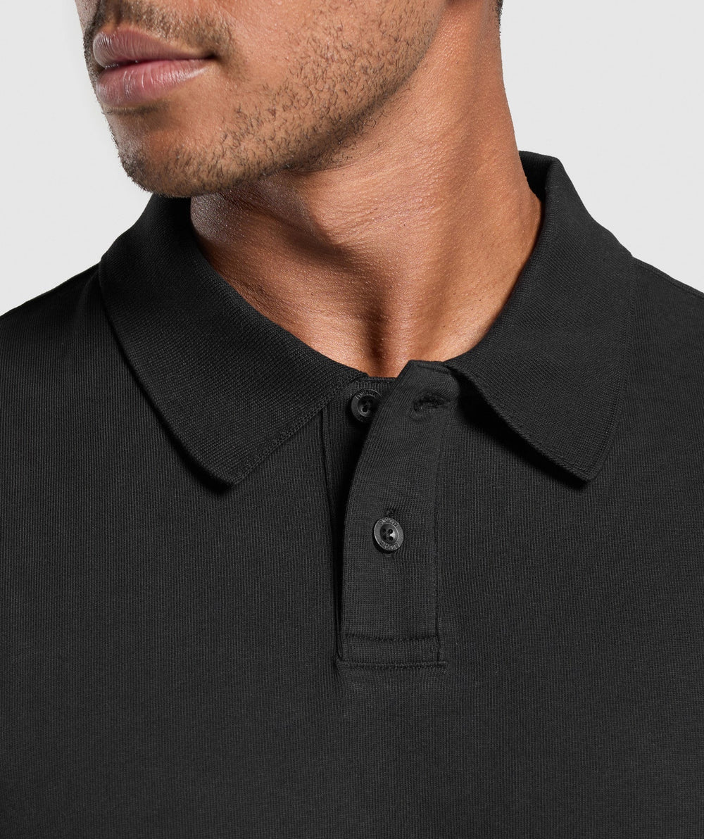 Short Sleeve Polo - Black