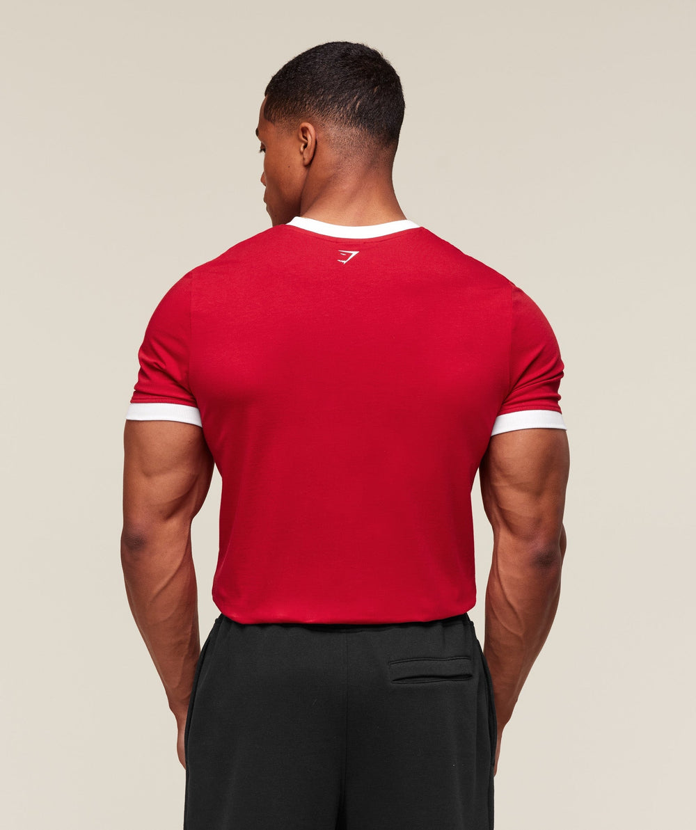 GSLC Ringer T-Shirt - Conditioning Red