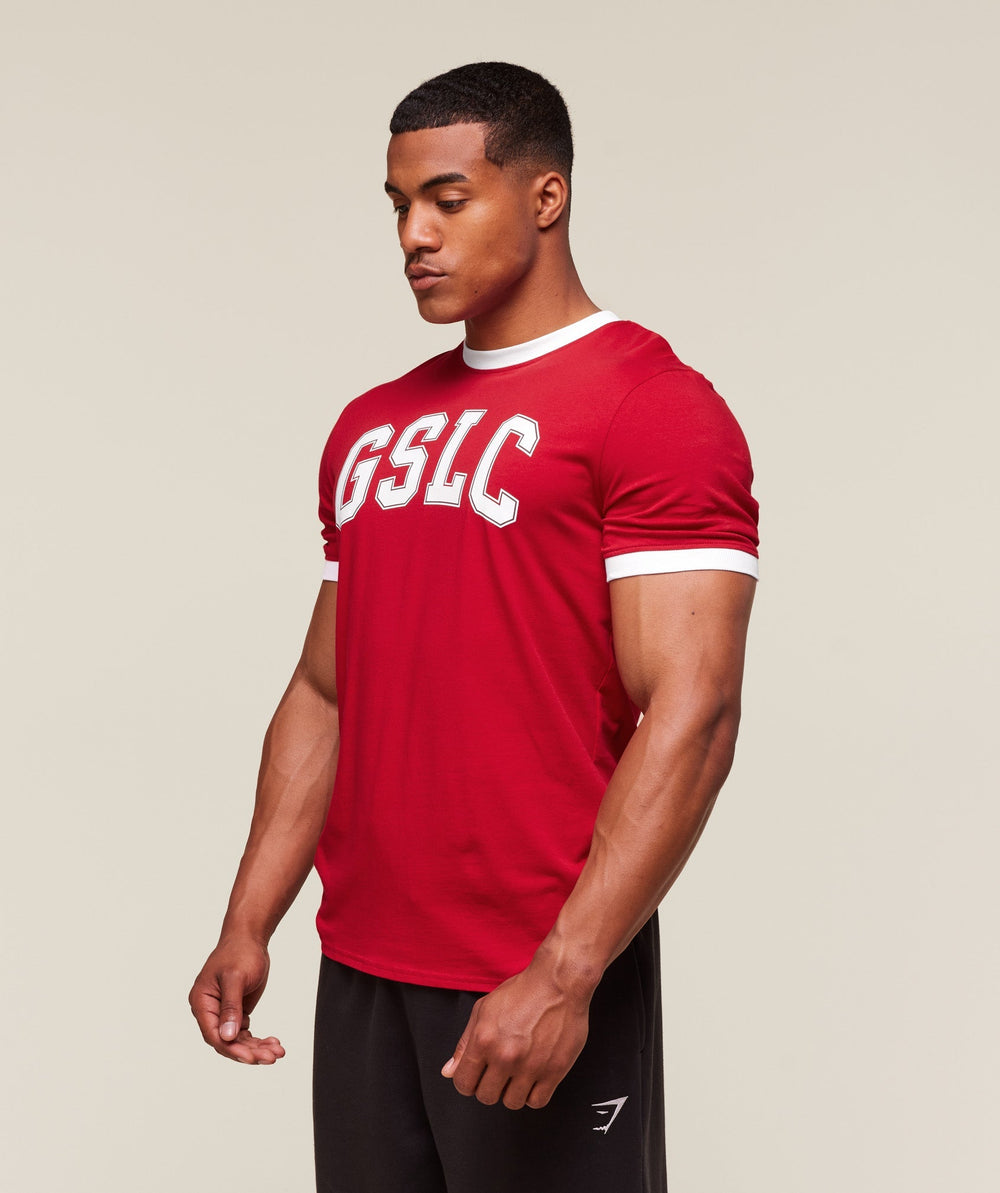 GSLC Ringer T-Shirt - Conditioning Red