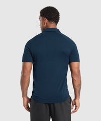 Seamless Polo Shirt - Navy