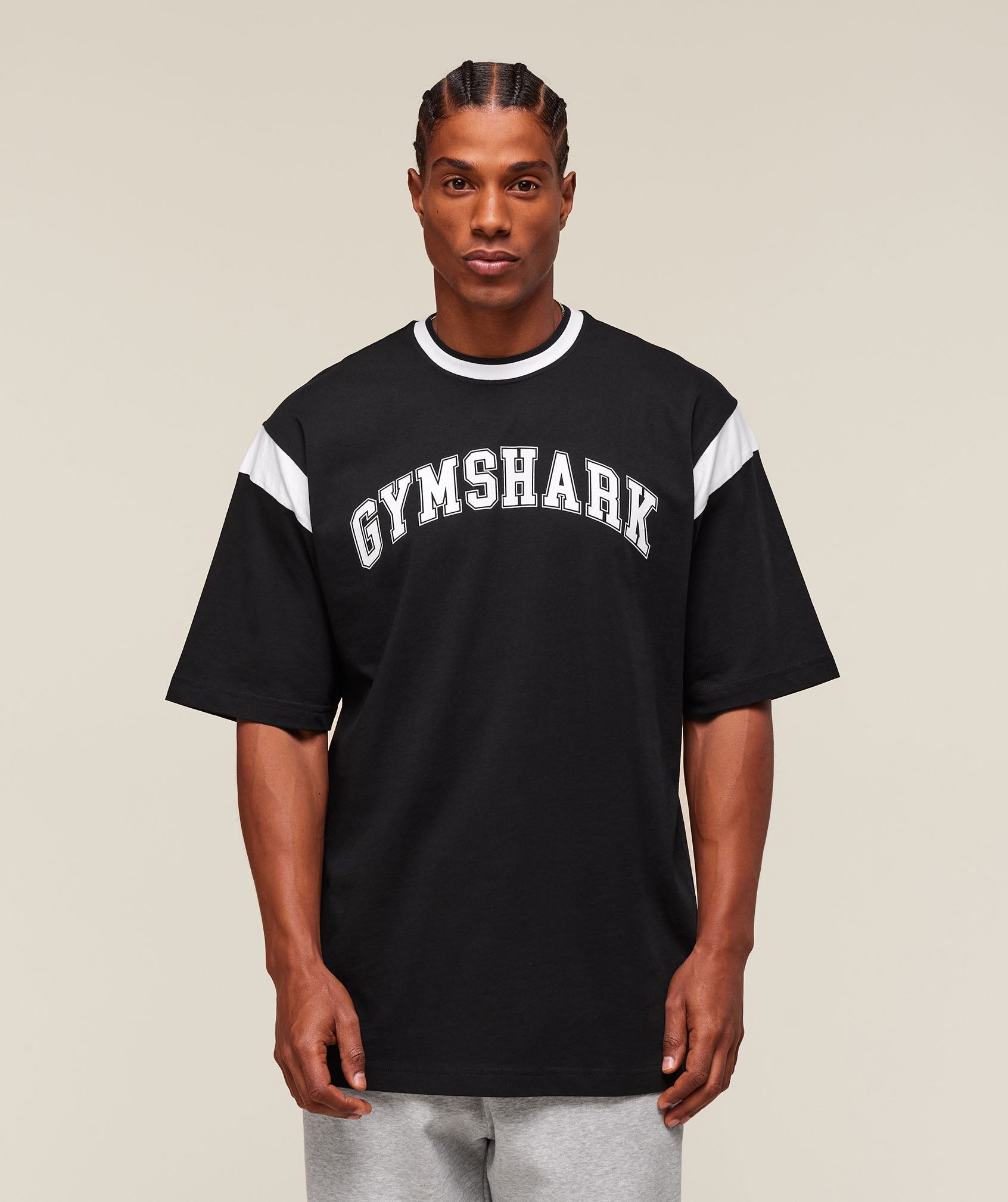 GSLC Oversized T-Shirt - Black/White