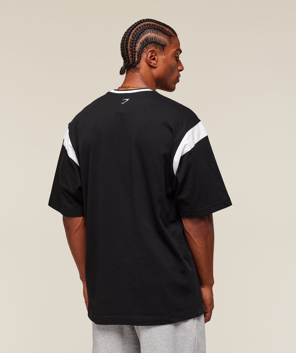 GSLC Oversized T-Shirt - Black/White