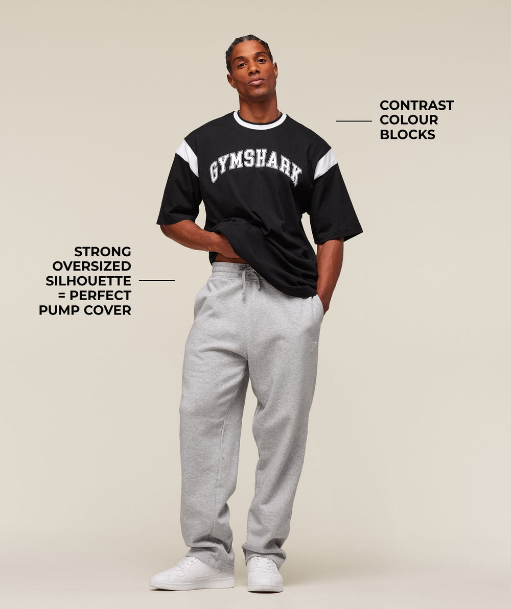 GSLC Oversized T-Shirt - Black/White