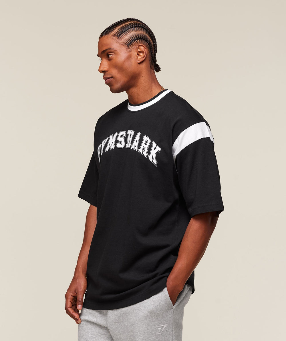 GSLC Oversized T-Shirt - Black/White