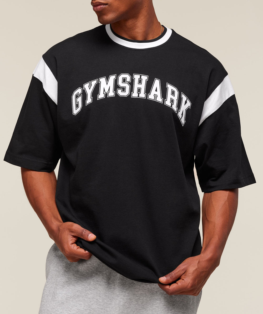 GSLC Oversized T-Shirt - Black/White