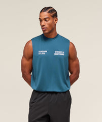 S&C Graphic Cut Off Tank - Success Blue