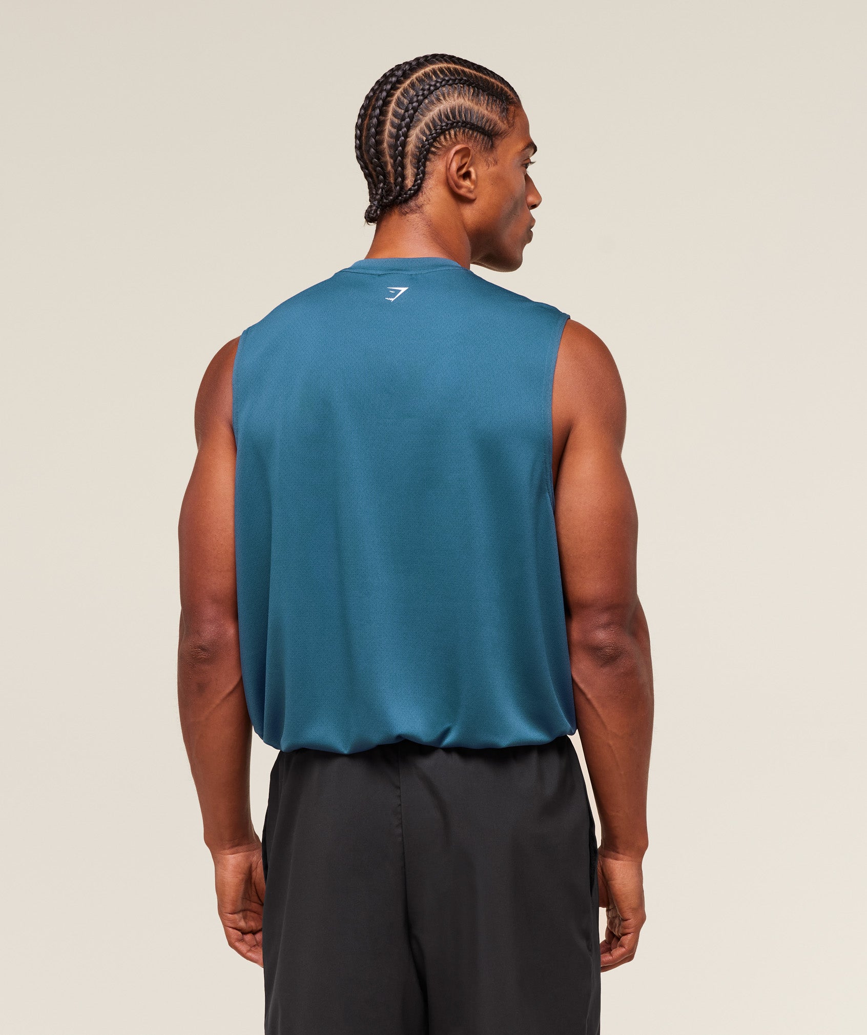S&C Graphic Cut Off Tank - Success Blue
