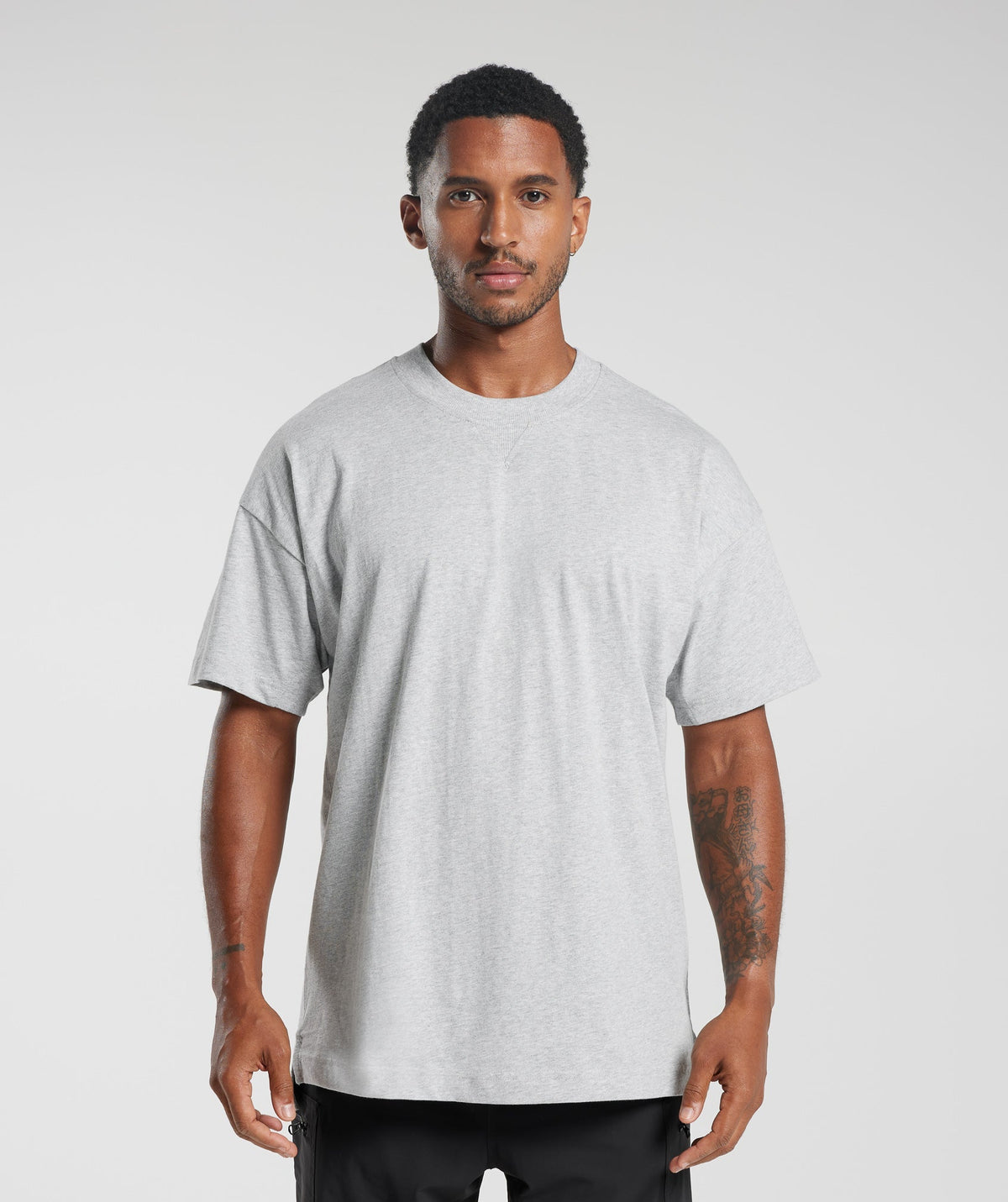 Rest Day Essentials T-Shirt - Light Grey Core Marl