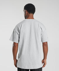 Rest Day Essentials T-Shirt - Light Grey Core Marl