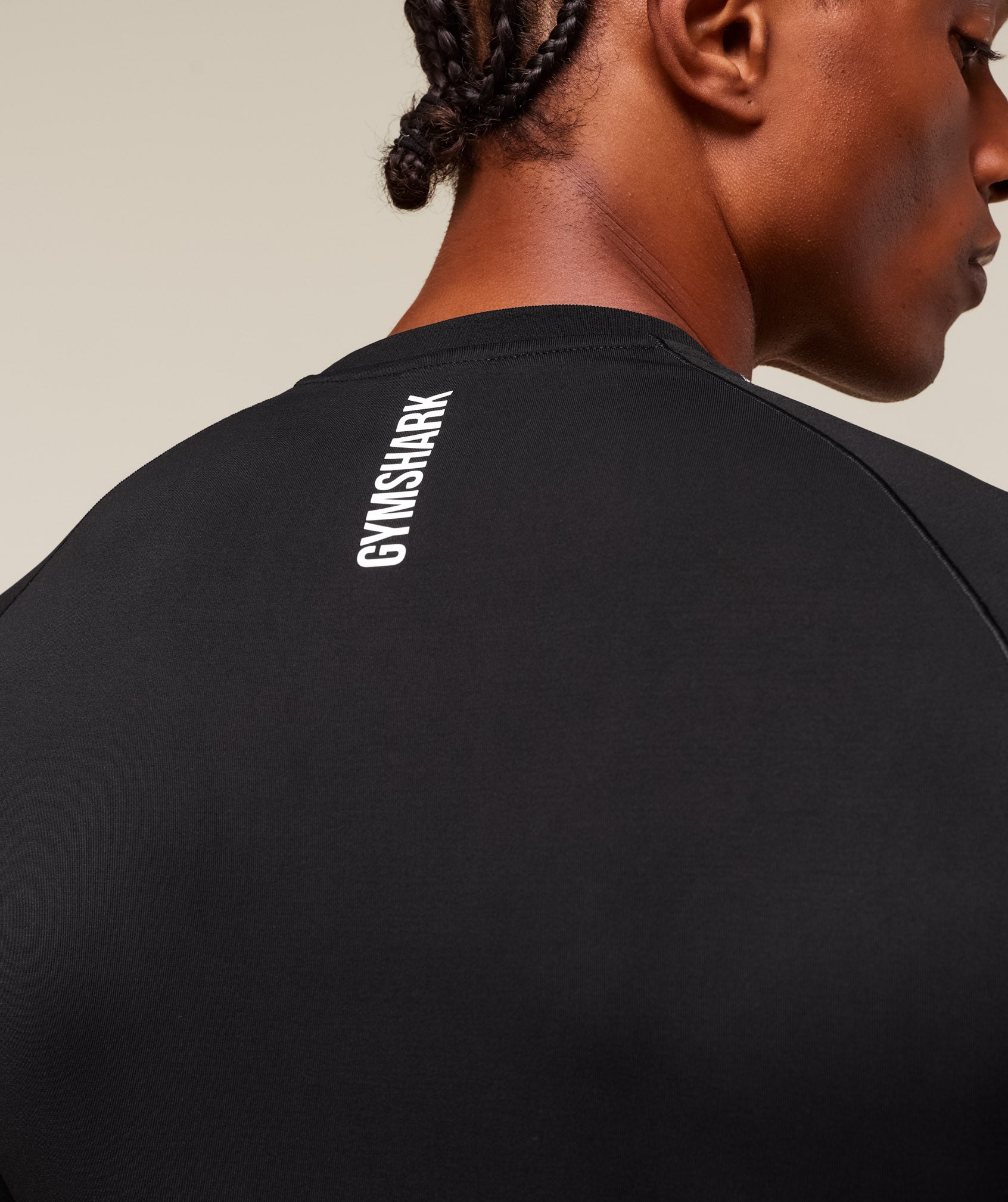 Clean Contour Seamless T-Shirt - Black/White