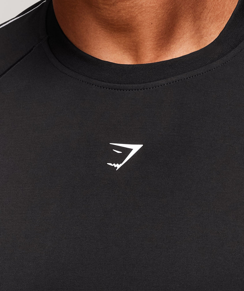 Clean Contour Seamless T-Shirt - Black/White