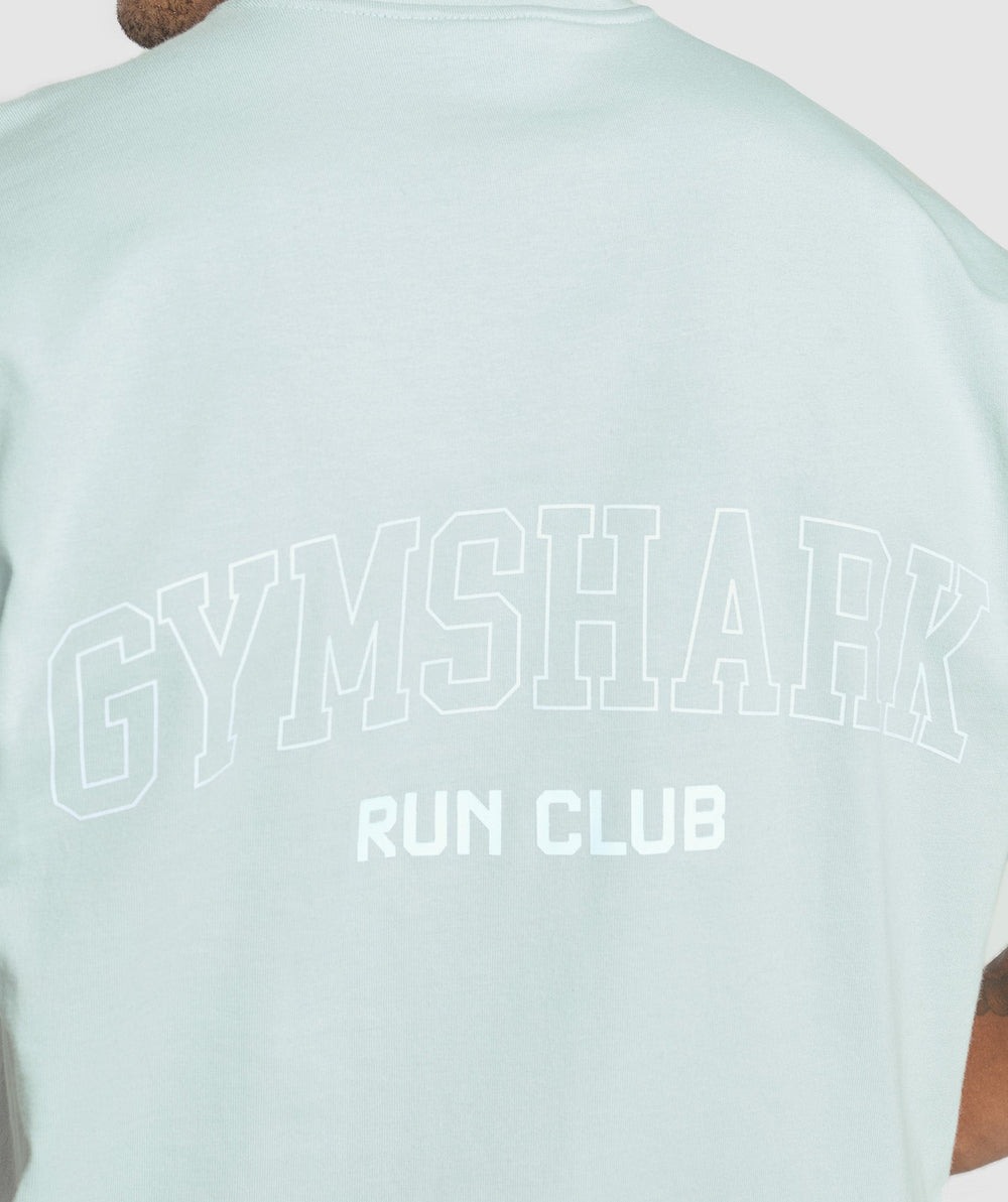Running Graphic T-Shirt - Cool Blue