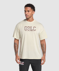 Script Graphic T-Shirt - Ecru White