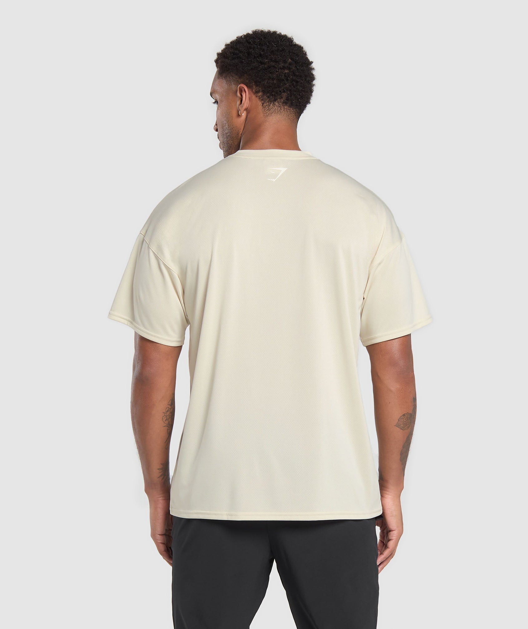 Script Graphic T-Shirt - Ecru White
