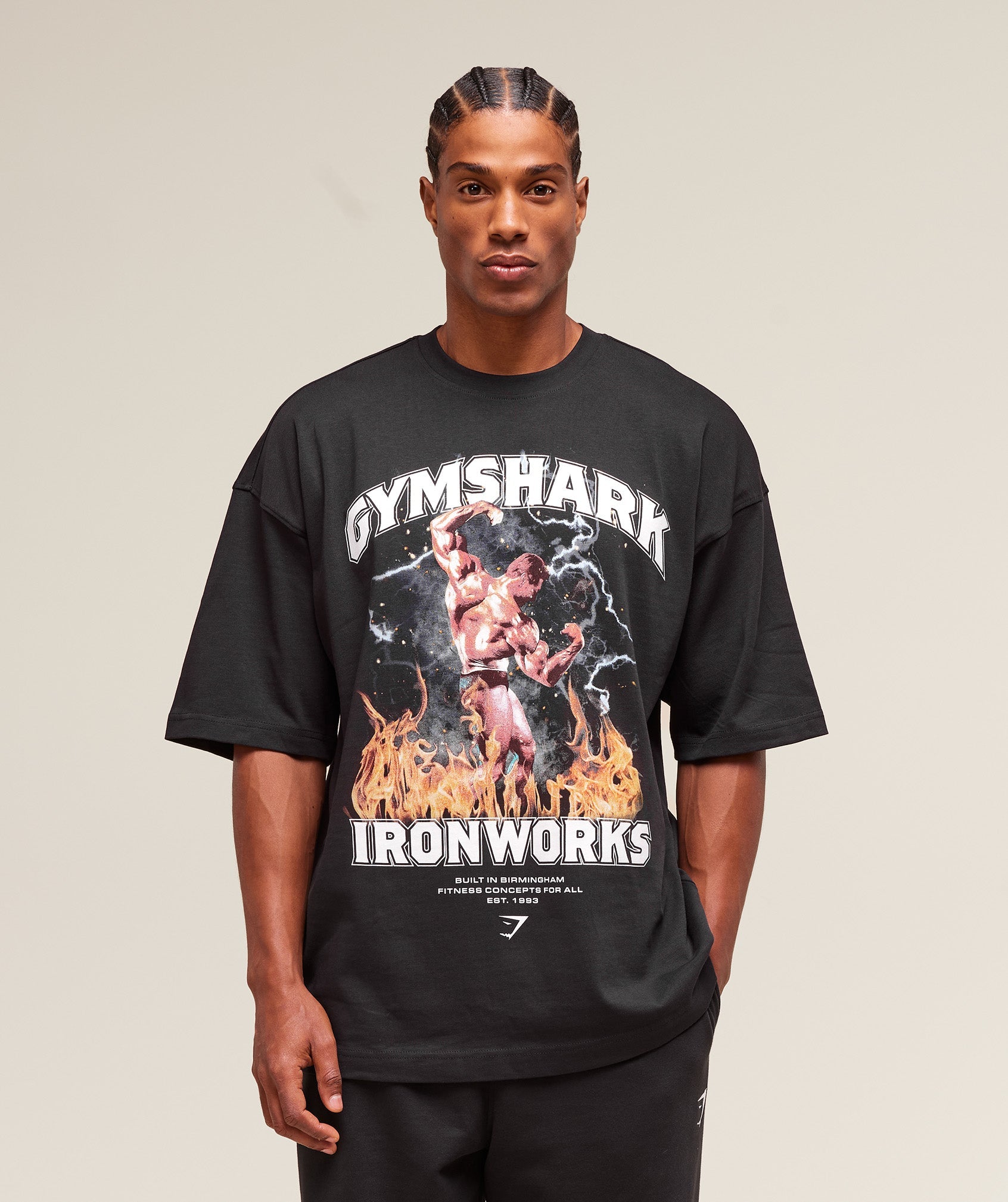 GS x Ironworks Graphic Tee - Black