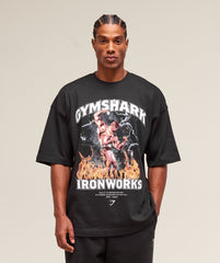 GS x Ironworks Graphic Tee - Black
