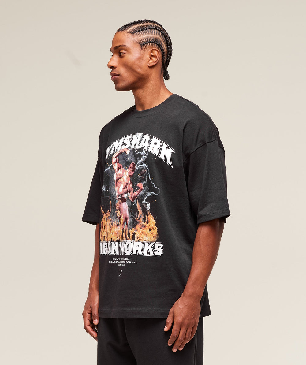 GS x Ironworks Graphic Tee - Black
