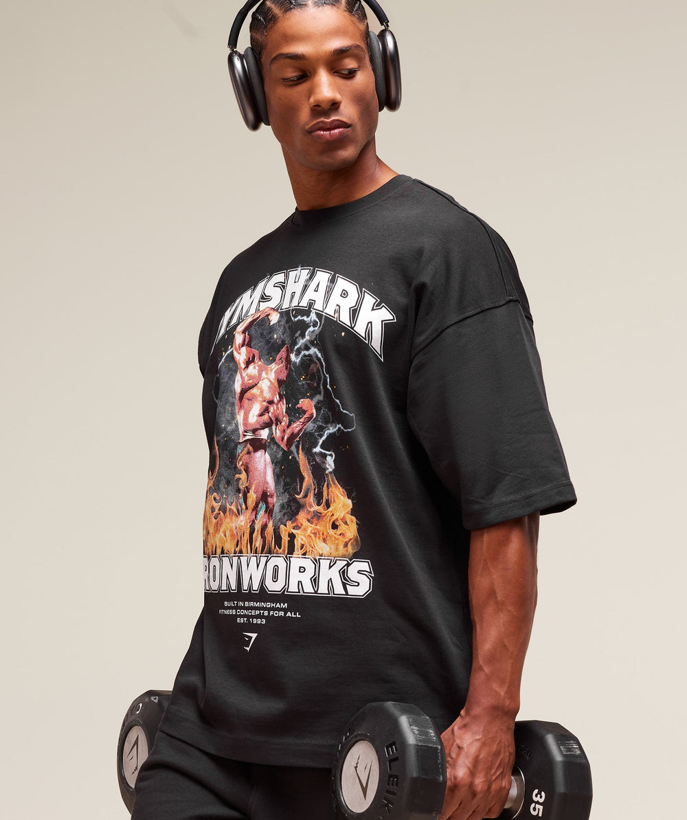 GS x Ironworks Graphic Tee - Black