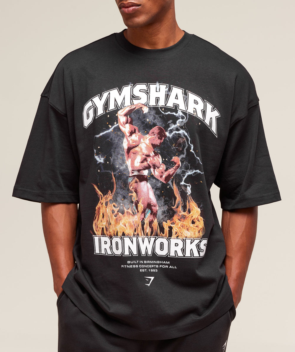 GS x Ironworks Graphic Tee - Black