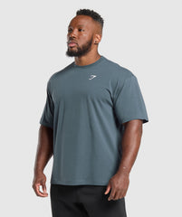 Essential Oversized T-Shirt - Titanium Blue