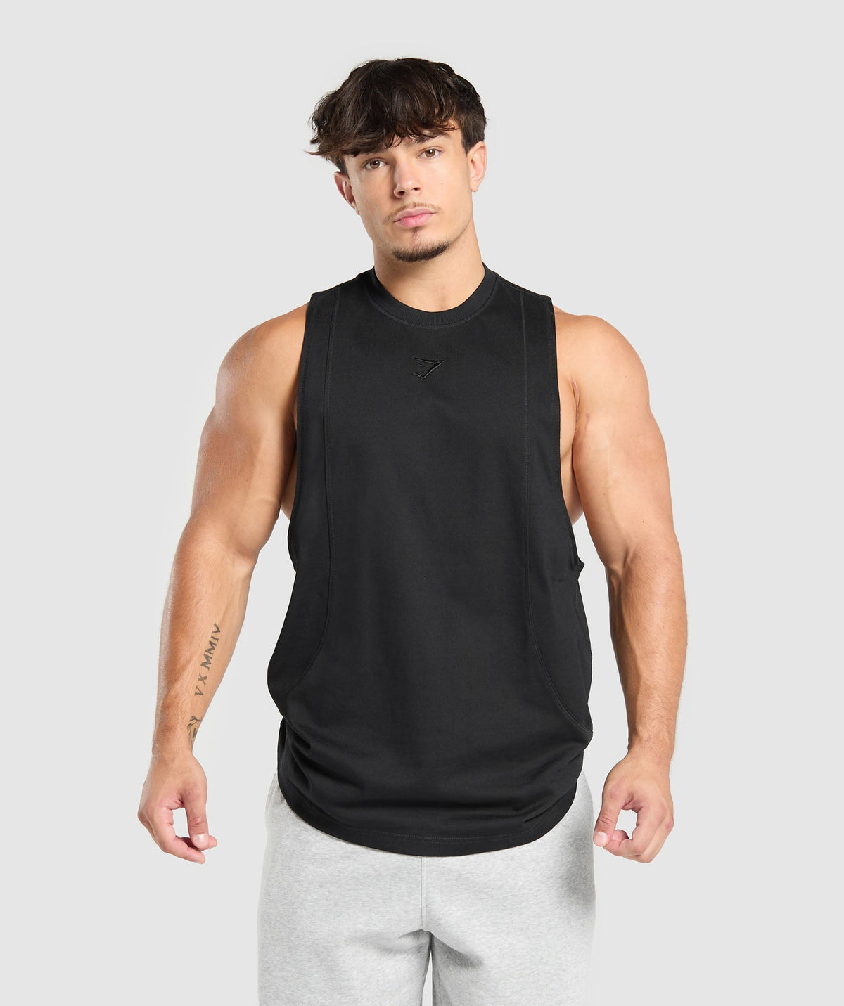 Premium Lifting Drop Arm Tank - Black
