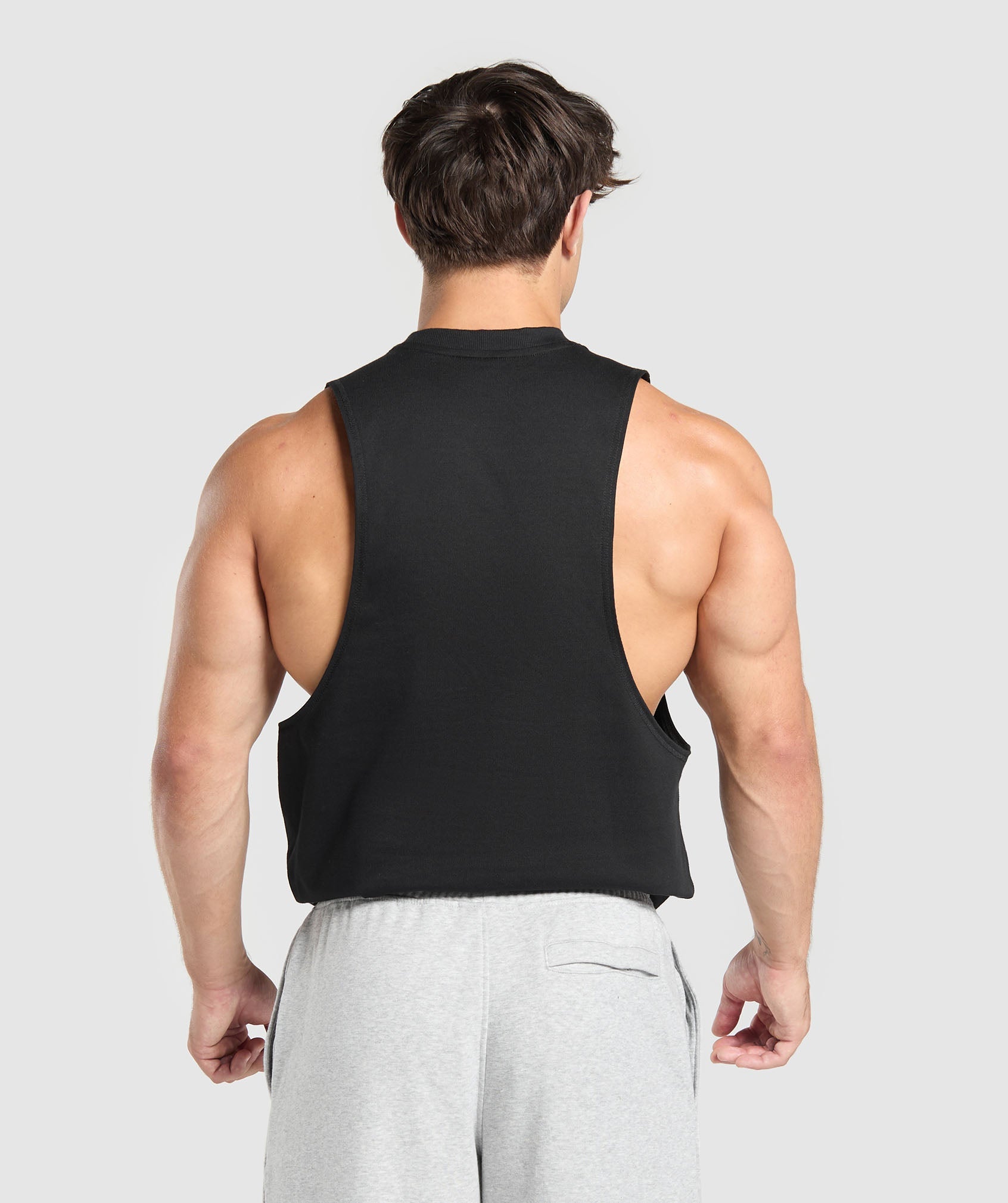 Premium Lifting Drop Arm Tank - Black