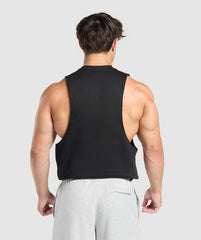 Premium Lifting Drop Arm Tank - Black