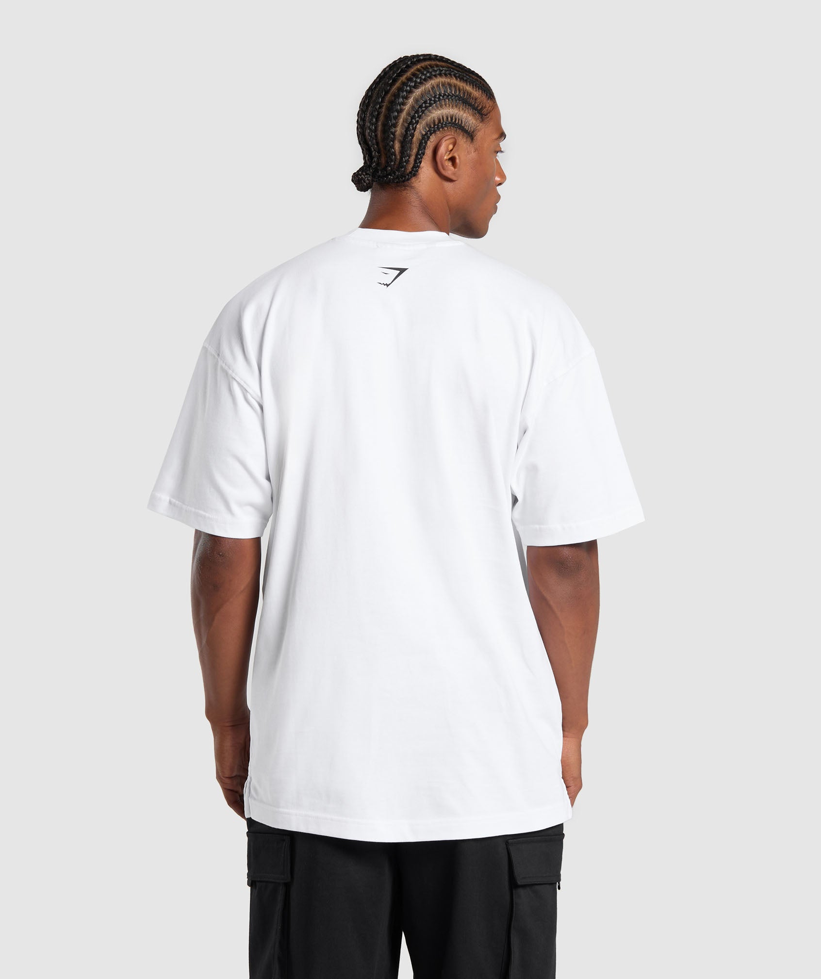 Hispanic Inspired Oversized Graphic T-Shirt - White
