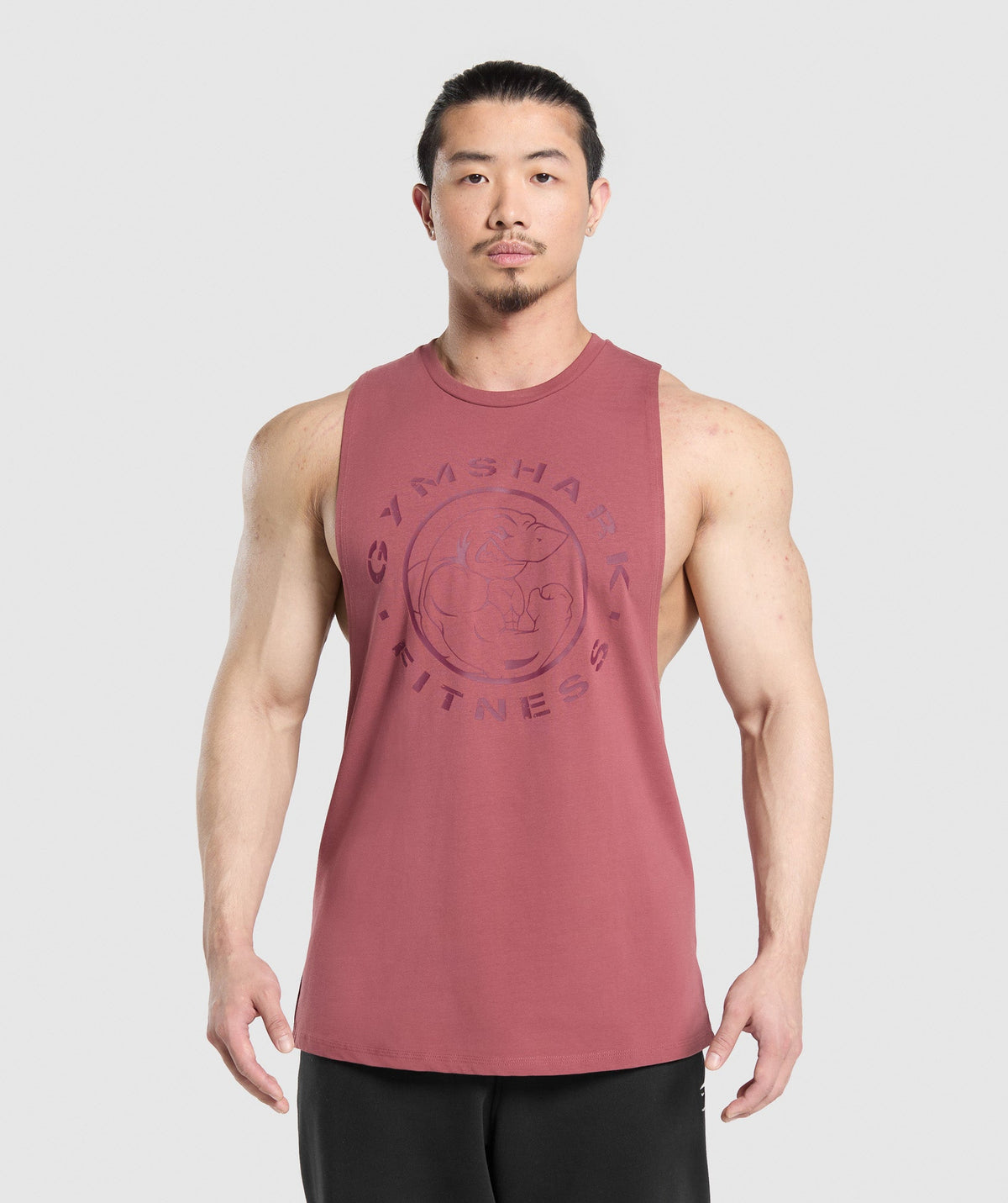 Legacy Drop Arm Tank - Washed Berry Pink