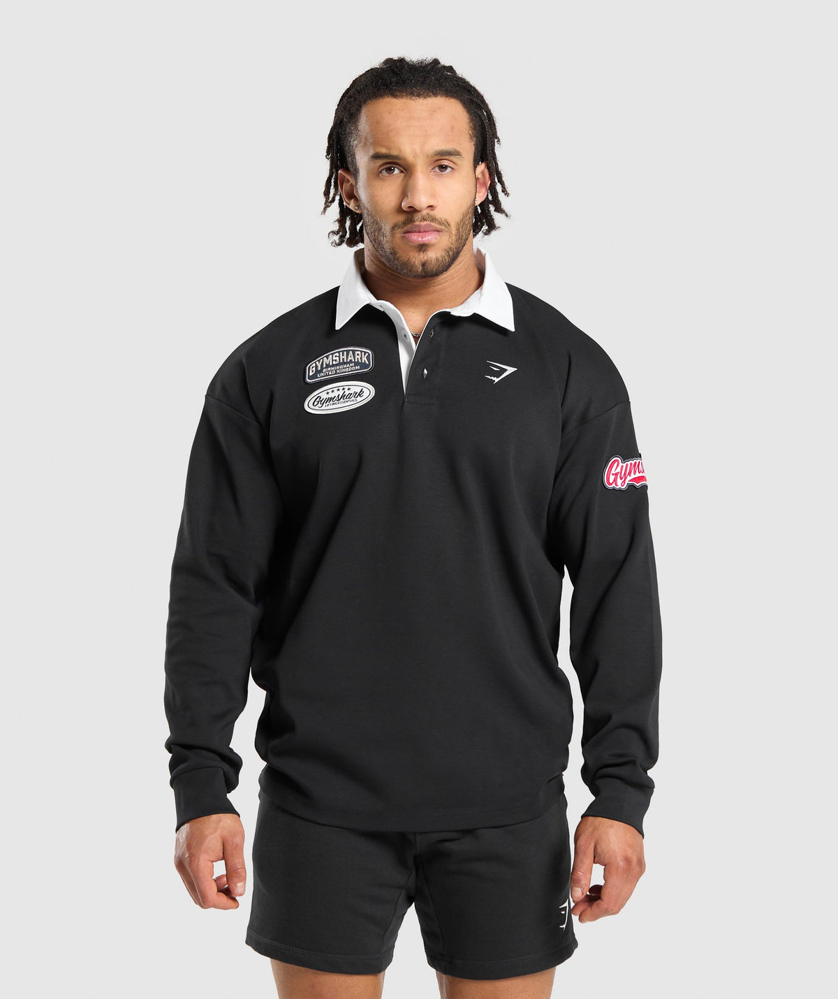 Rugby Shirt - Black/White