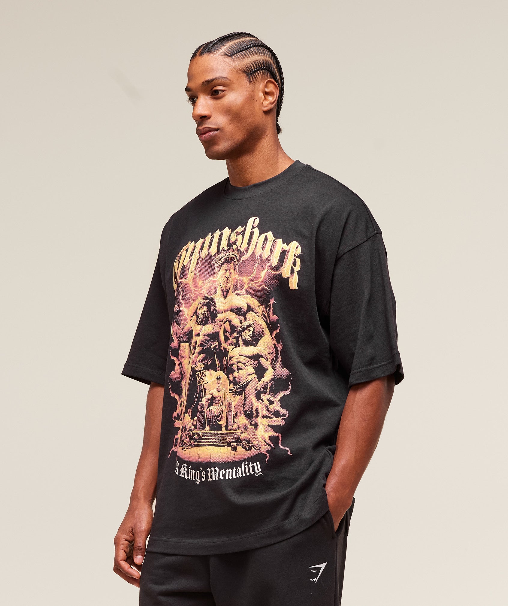 GS x Kingsgym Graphic Tee - Black