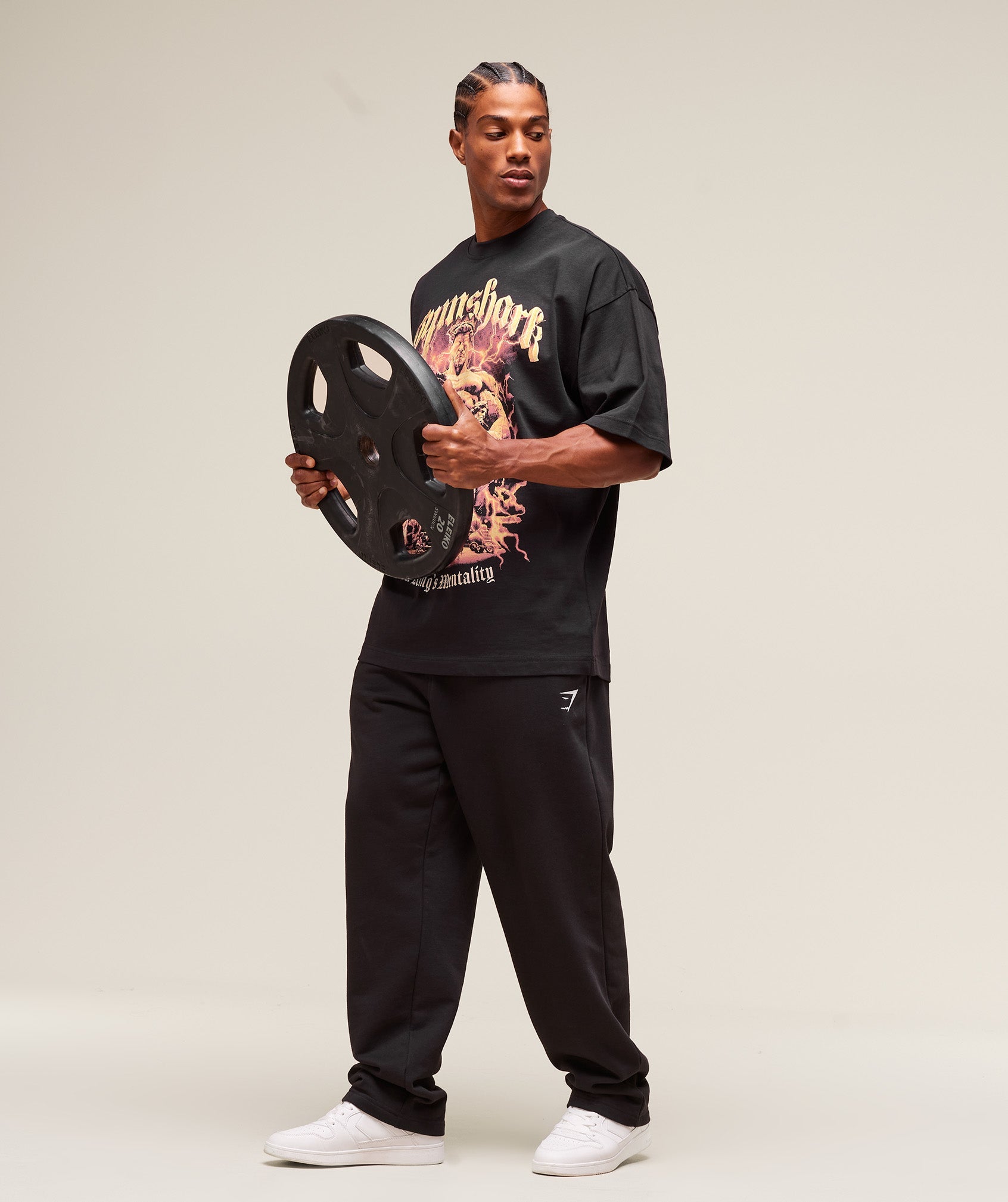 GS x Kingsgym Graphic Tee - Black