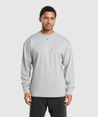 EST 2012 Long Sleeve T-Shirt - Light Grey Core Marl