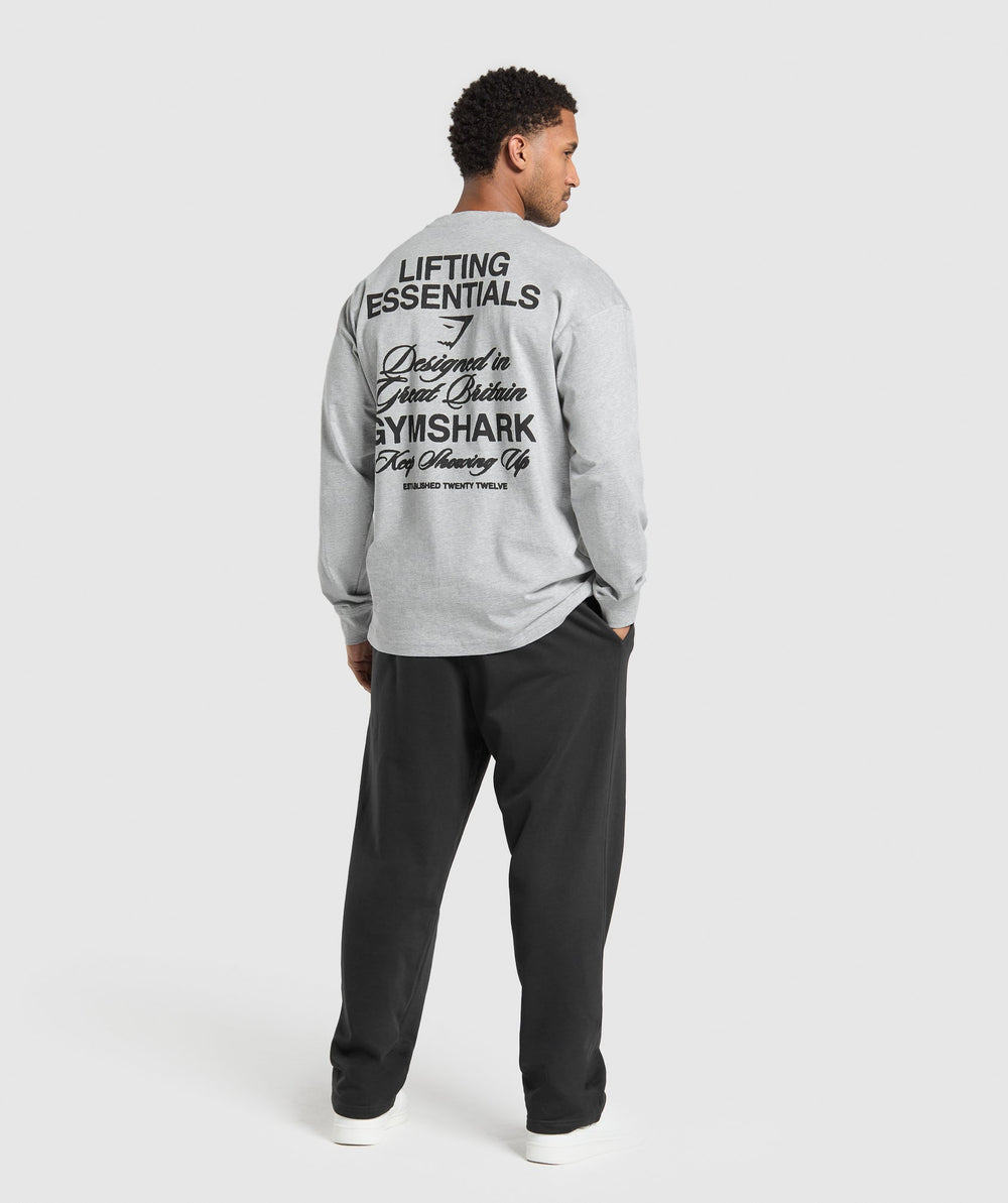 EST 2012 Long Sleeve T-Shirt - Light Grey Core Marl