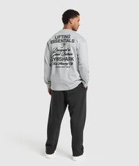 EST 2012 Long Sleeve T-Shirt - Light Grey Core Marl