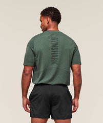 Lightweight Seamless T-Shirt - Chalk Green/Base Green