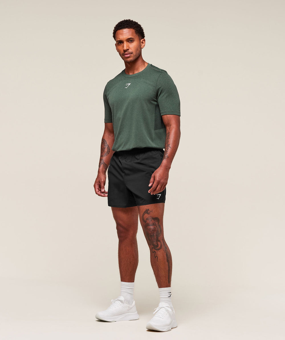 Lightweight Seamless T-Shirt - Chalk Green/Base Green