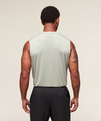 Oversized Performance Tank - Stone Grey