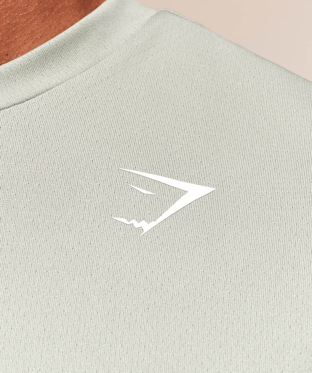 Oversized Performance Tank - Stone Grey