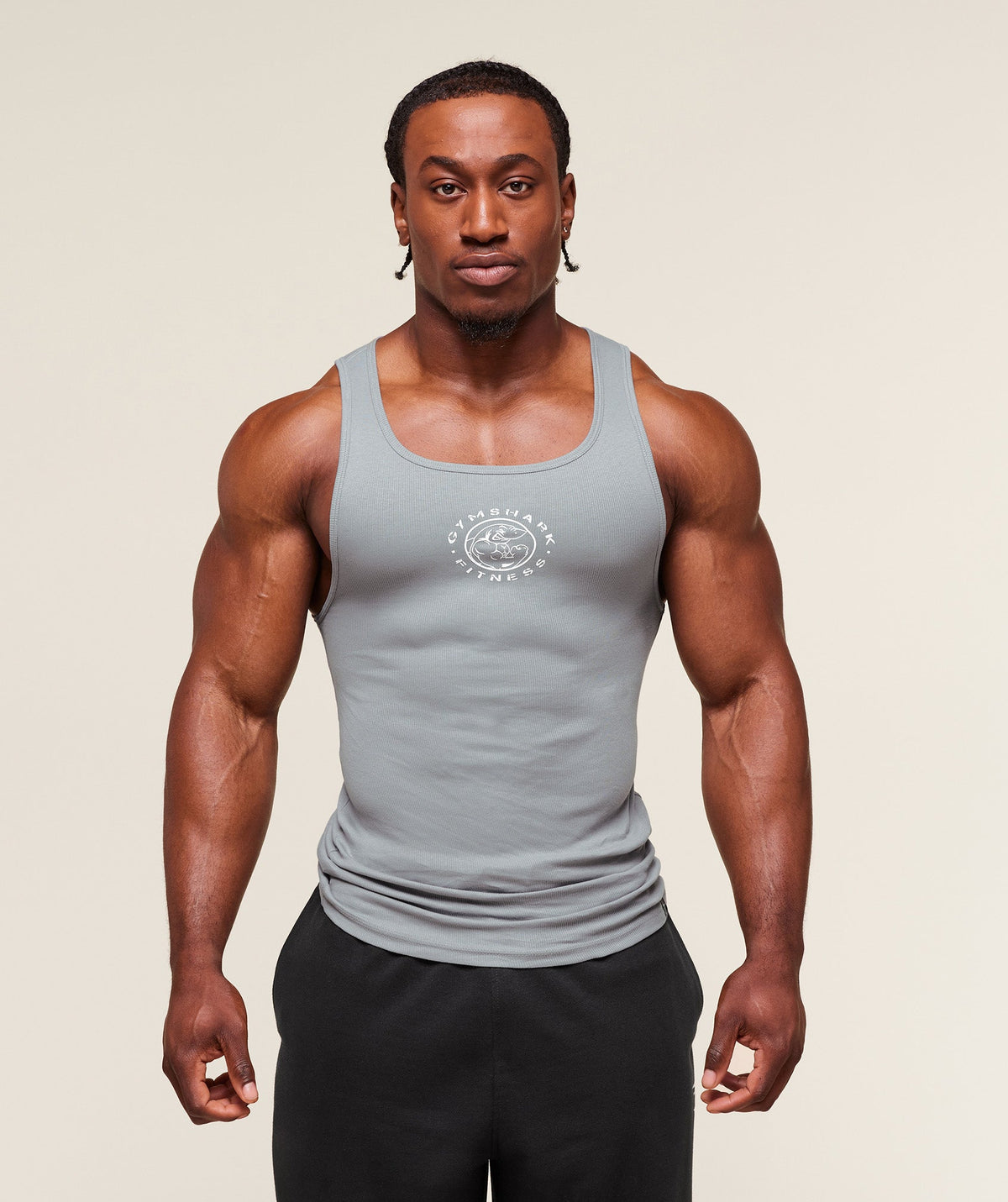 Legacy Ribbed Tank - Denim Grey
